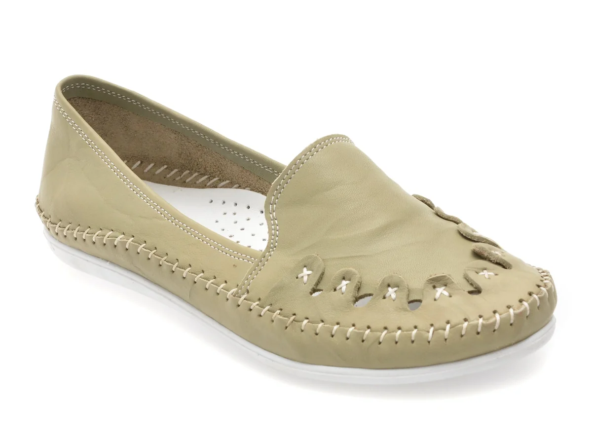 Pantofi Flavia Passini Verzi, 429, Din Piele Naturala