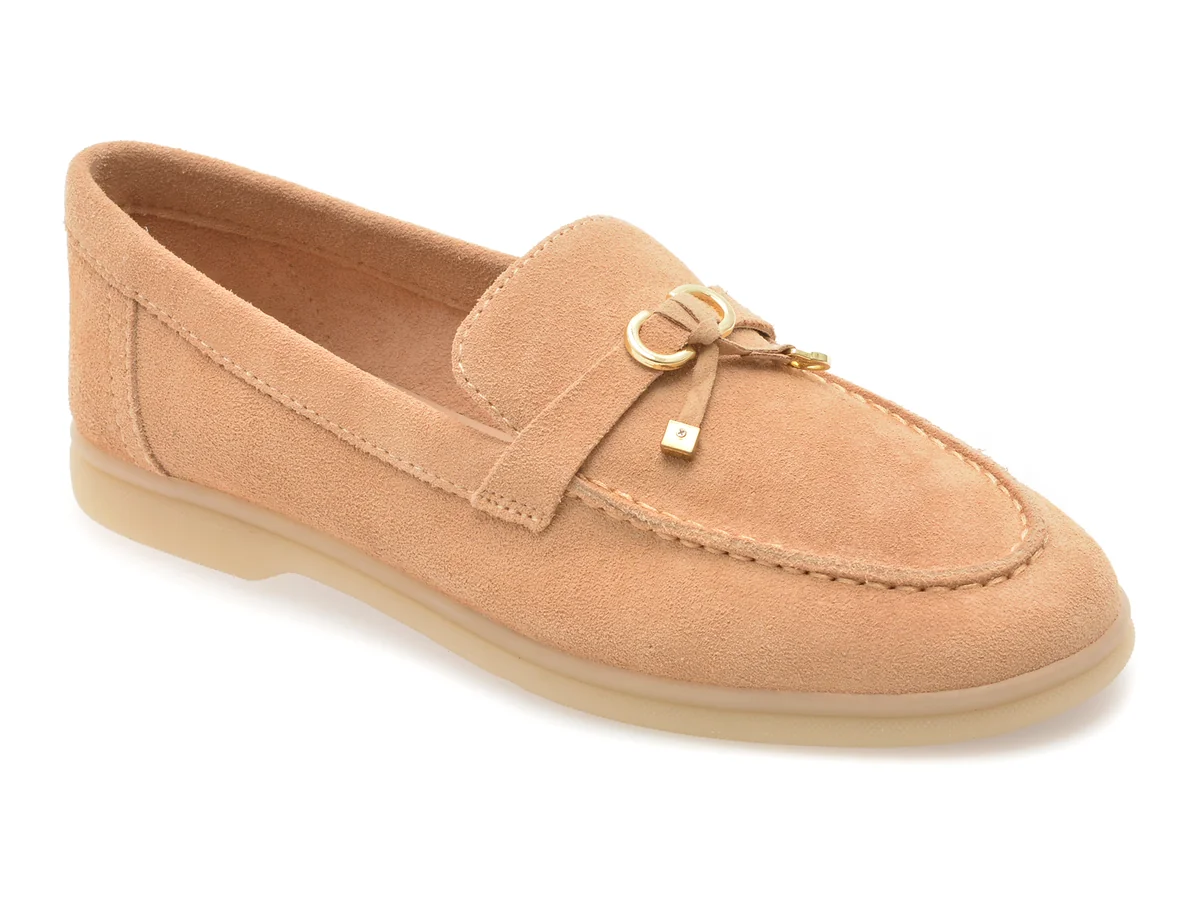 Mocasini Aldo Nude, Crearas 259, Din Piele Întoarsă