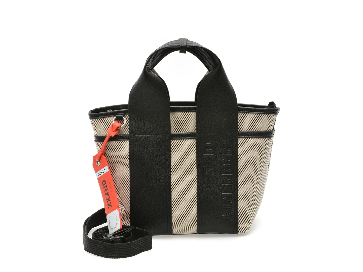 Geanta Gryxx Neagra, 7320, Din Material Textil