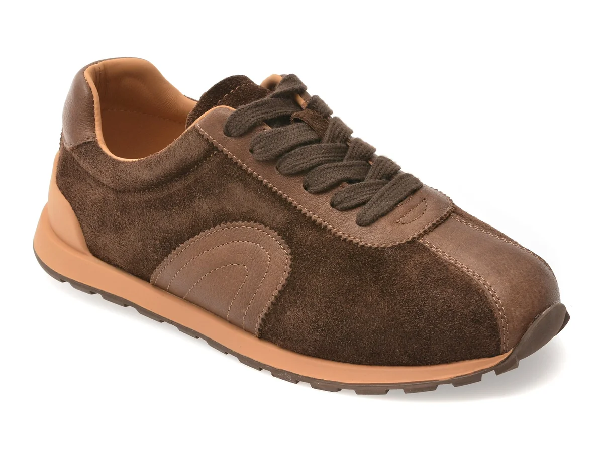 Pantofi Sport Epica Maro, 98, Din Piele Întoarsă