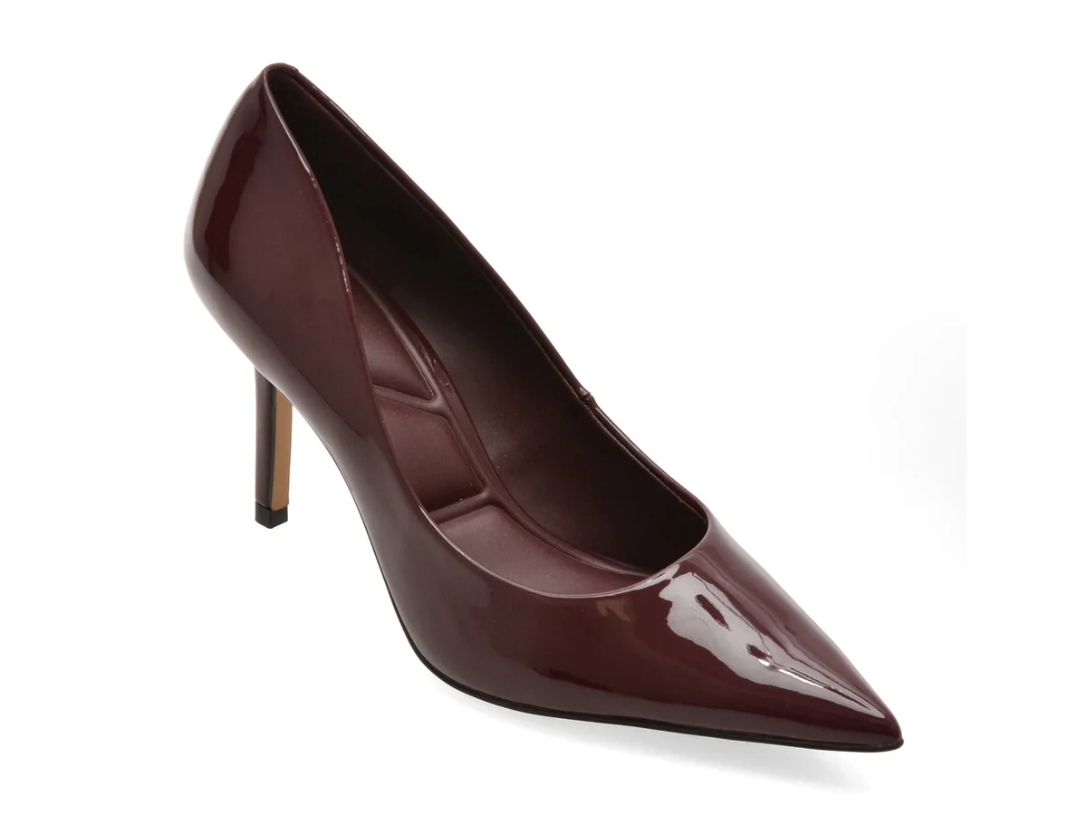 Pantofi Eleganți Aldo Visinii, Kaitie 601, Din Piele Ecologică Lăcuită