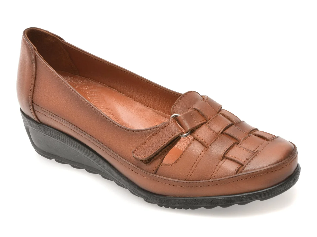 Pantofi Evidei Maro, EV2475, Din Piele Naturala