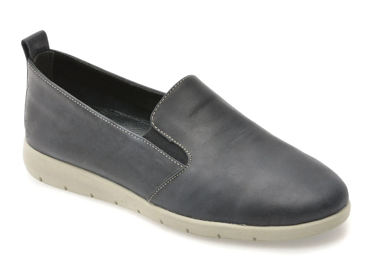 Pantofi Evide Bleumarin Ev2812 Din Piele Naturala