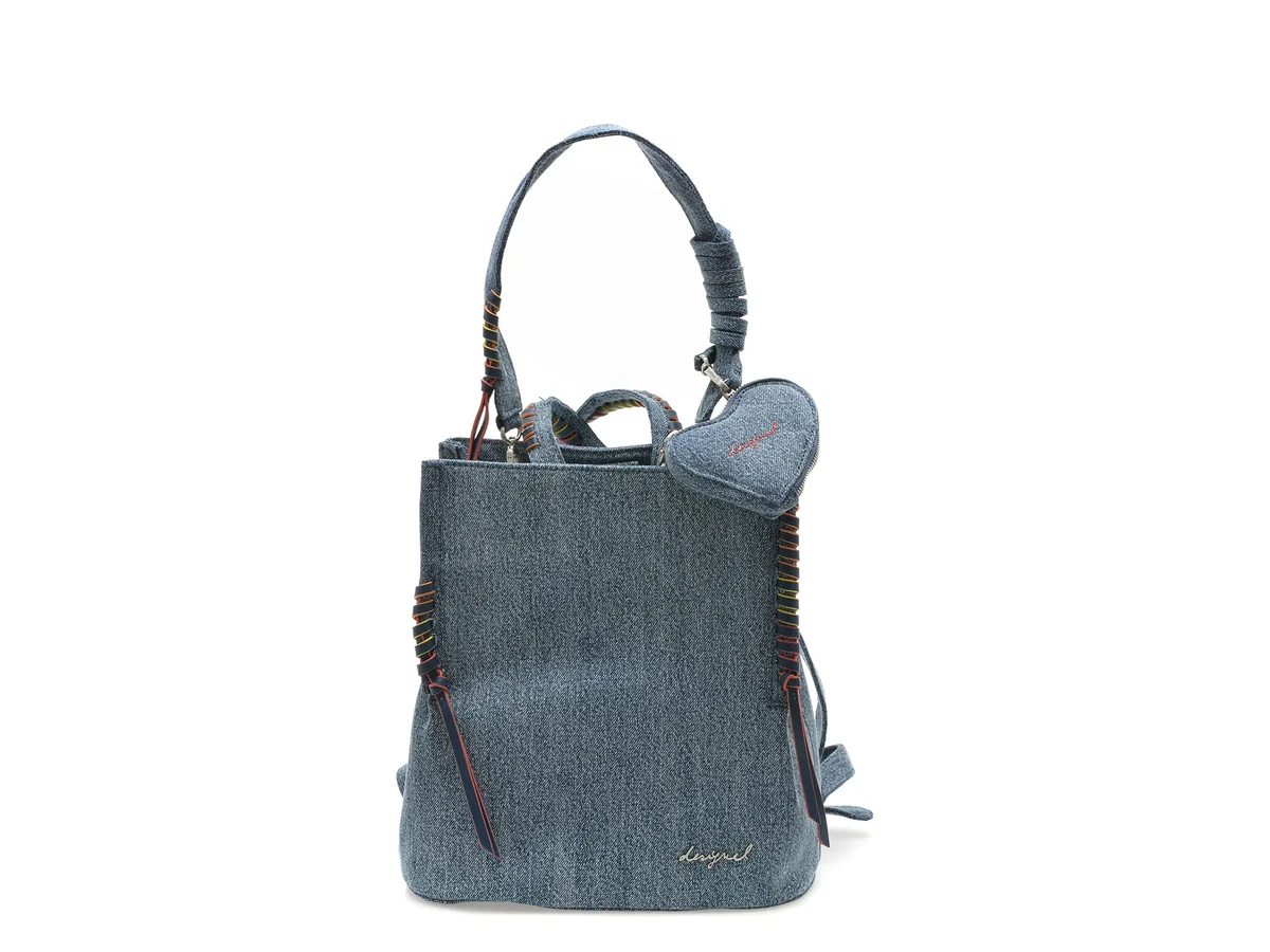 Geanta Desigual Albastra, SAKD08, Din Material Textil