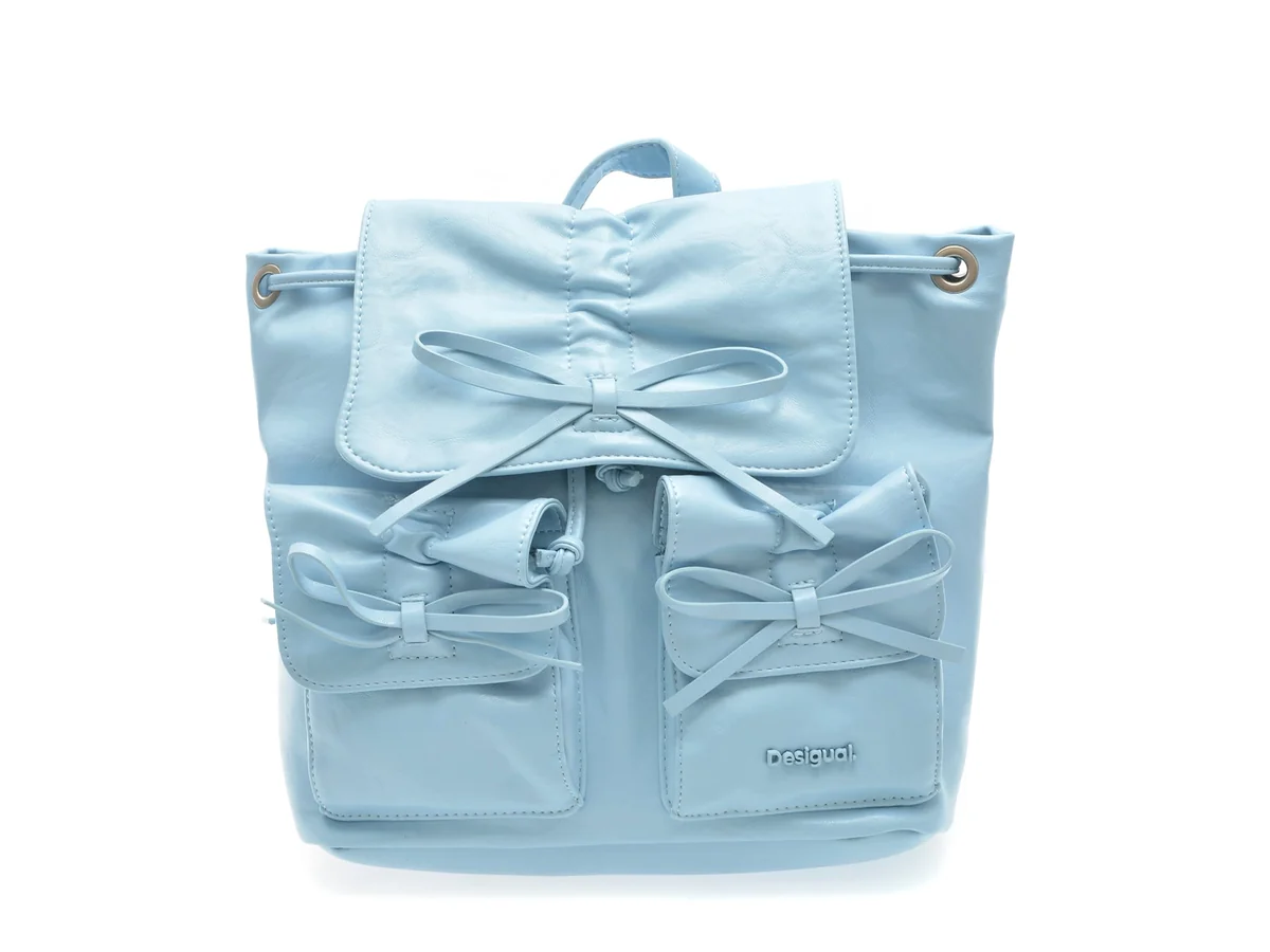Rucsac Desigual Albastru, SAKP45, Din Piele Ecologică