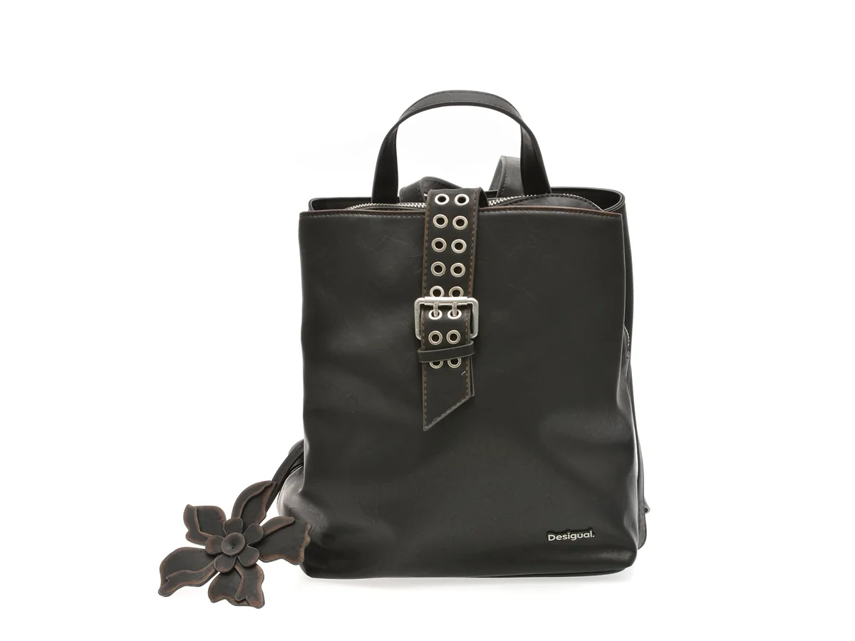 Rucsac Desigual Maro, SAKP11, Din Piele Ecologica