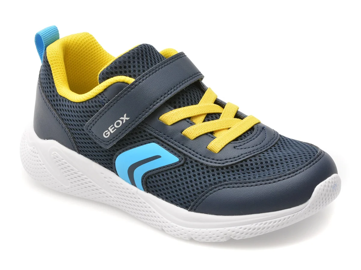 Pantofi Sport GeoX Bleumarin, J36GBA, Din Material Textil