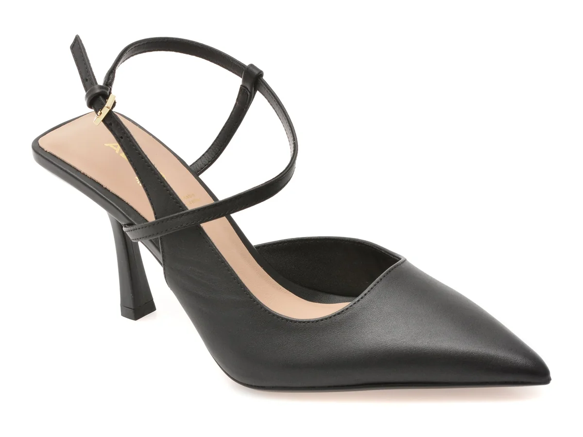 Pantofi Eleganti Aldo Negri, Brunette 001, Din Piele Naturala