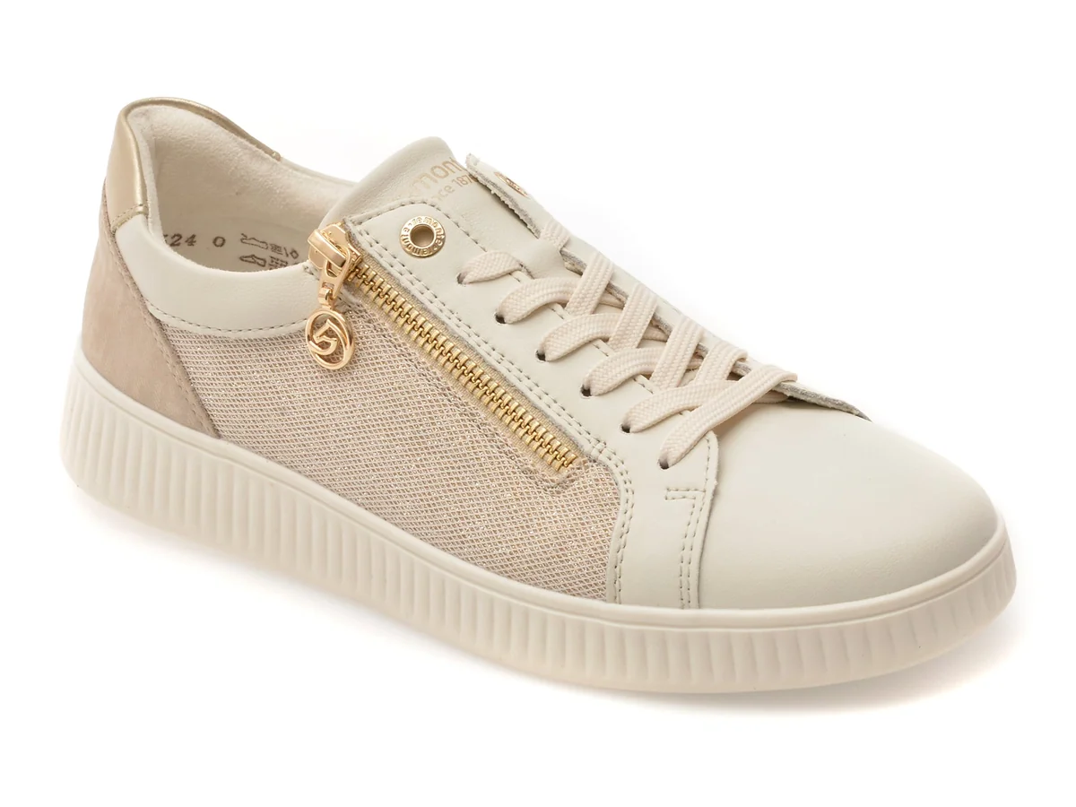 Pantofi Sport Remonte Aurii, D2E00, Din Material Textil