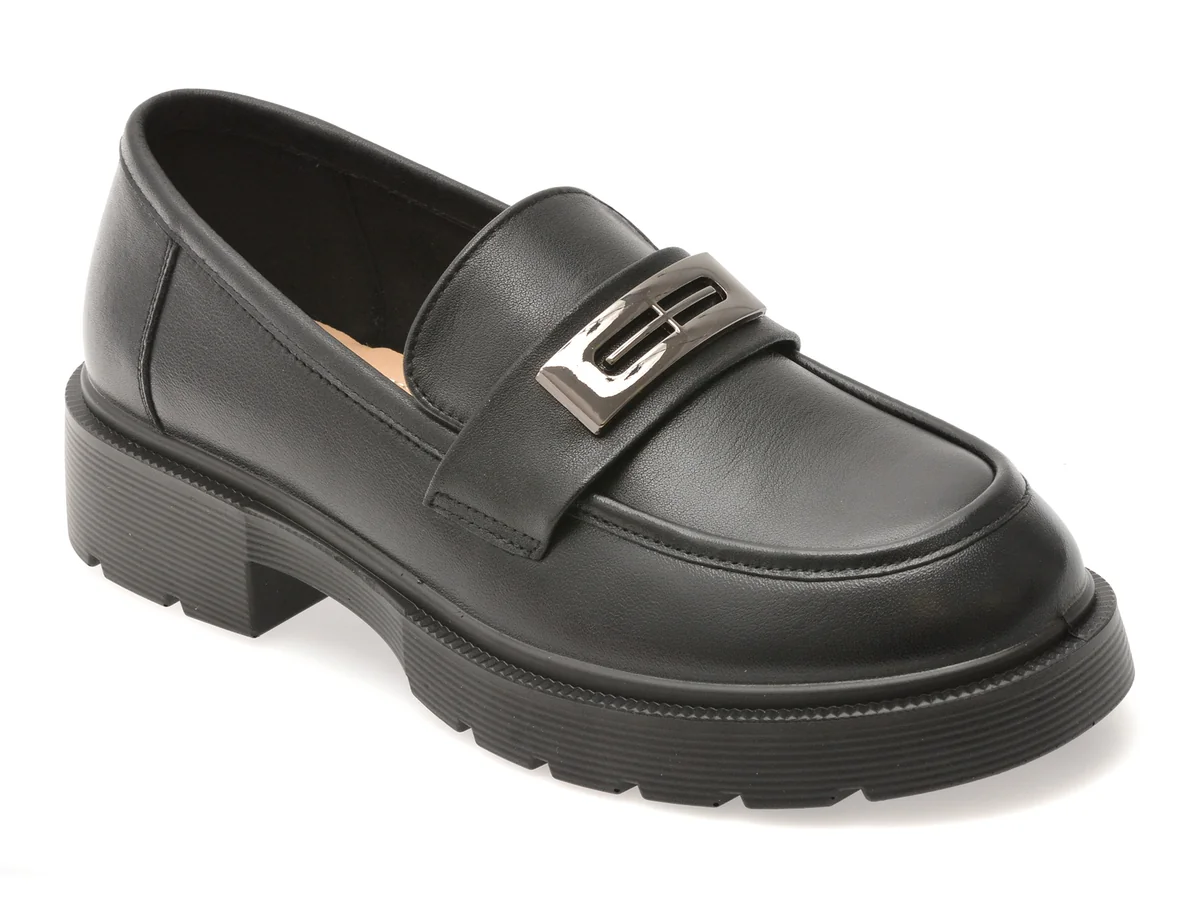Mocasini Gryxx Negri 8987 Din Piele Naturală