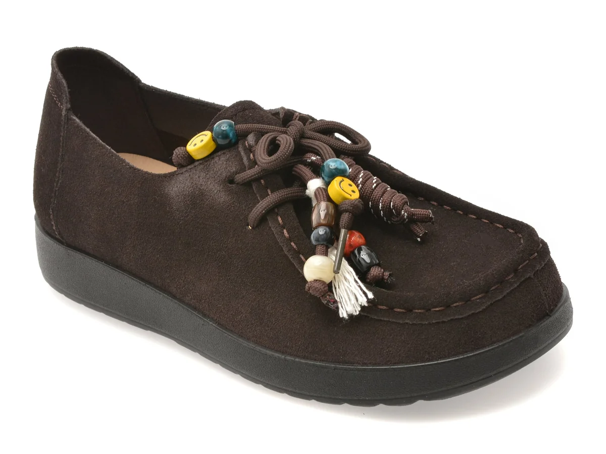 Pantofi Flavia Passini Maro, 9201, Din Piele Intoarsa