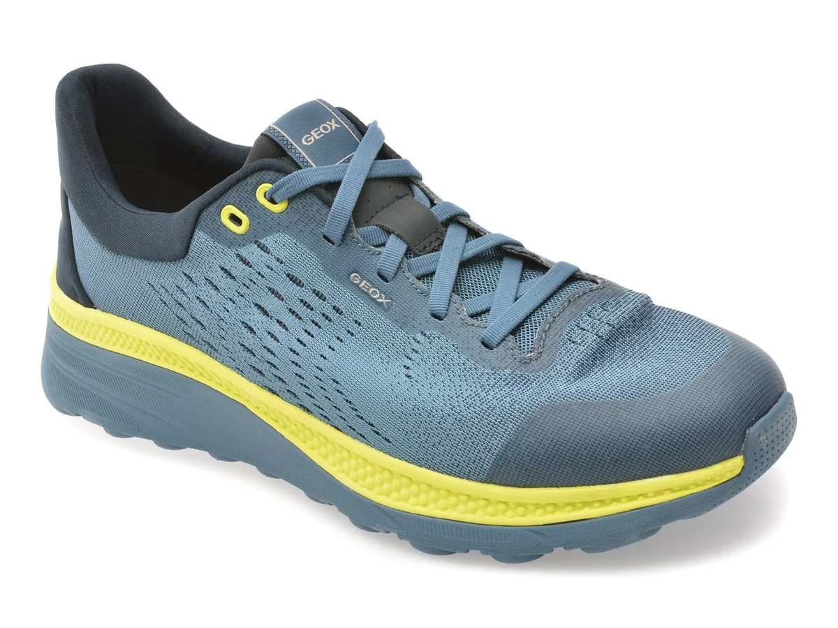 Pantofi Sport Geox Albastri, U65HUB, Din Material Textil