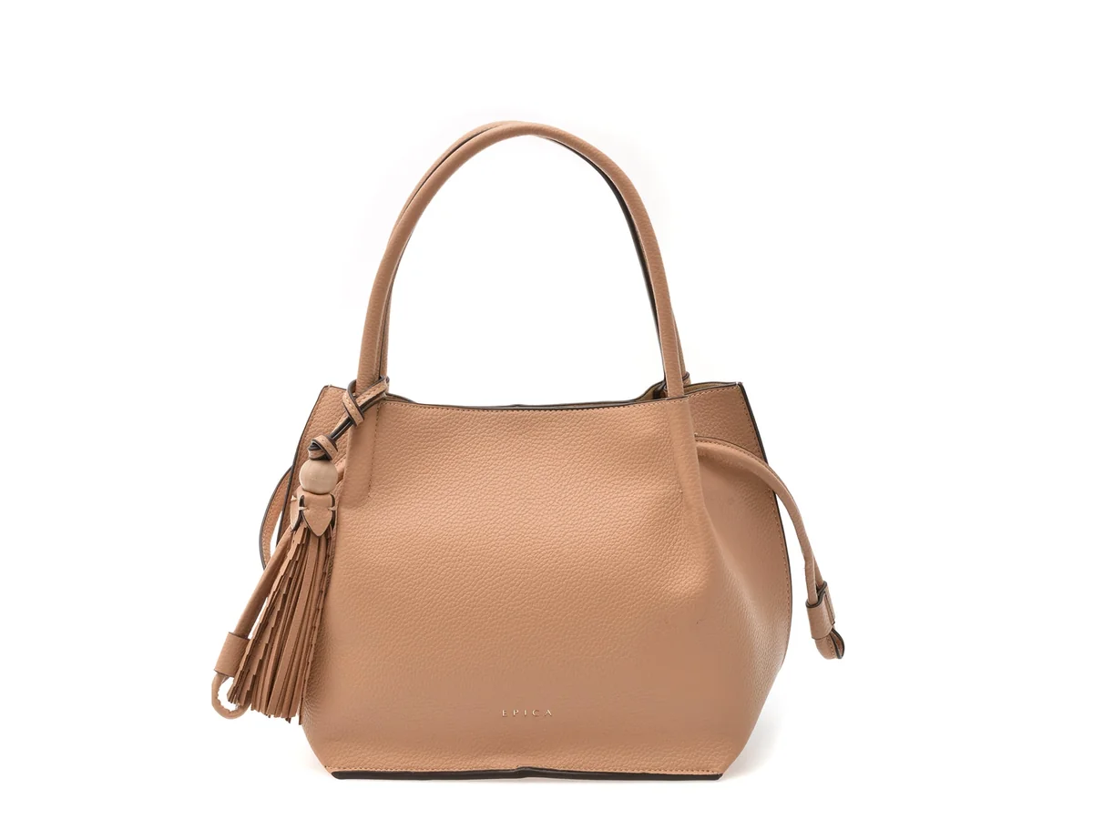 Geanta Epica Nude, 253078, Din Piele Ecologica
