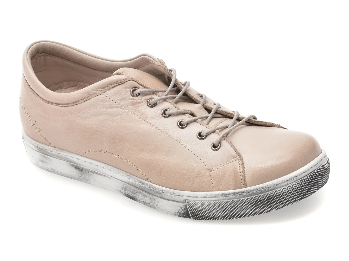 Pantofi Sport Panorama Gri, 831104, Din Piele Naturala