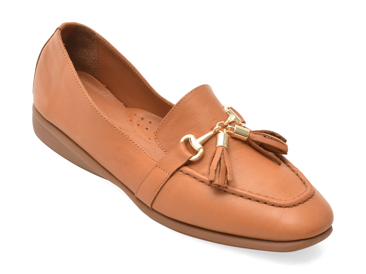 Mocasini Image Maro, 261228, Din Piele Naturala