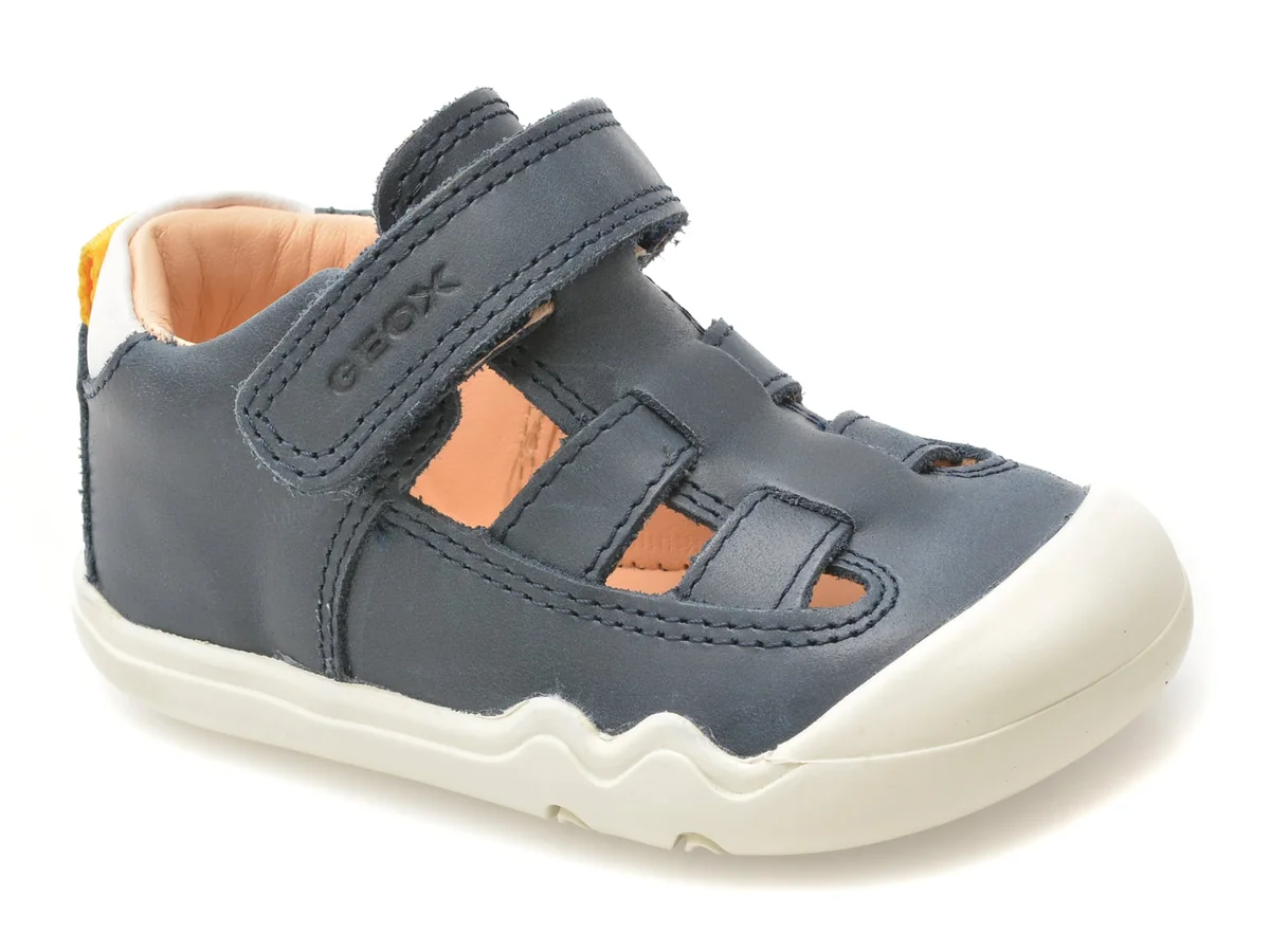 Pantofi Sport Geox Bleumarin, B555WA, Din Piele Naturala