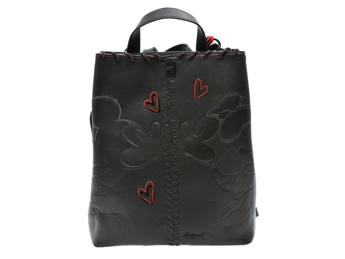 Rucsac Desigual Negru, SAKP43, Din Piele Ecologica