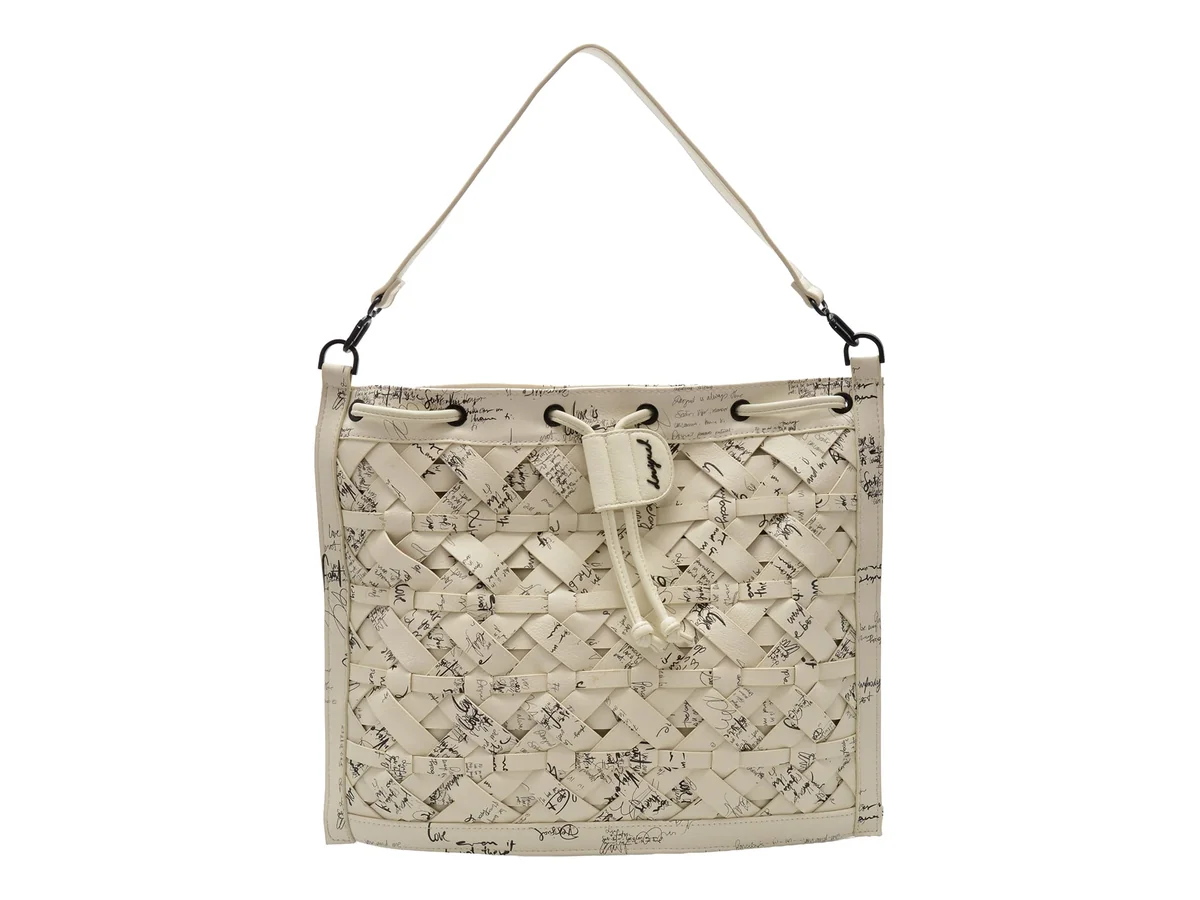 Geanta Desigual Alb, SAKP27, Din Piele Ecologica
