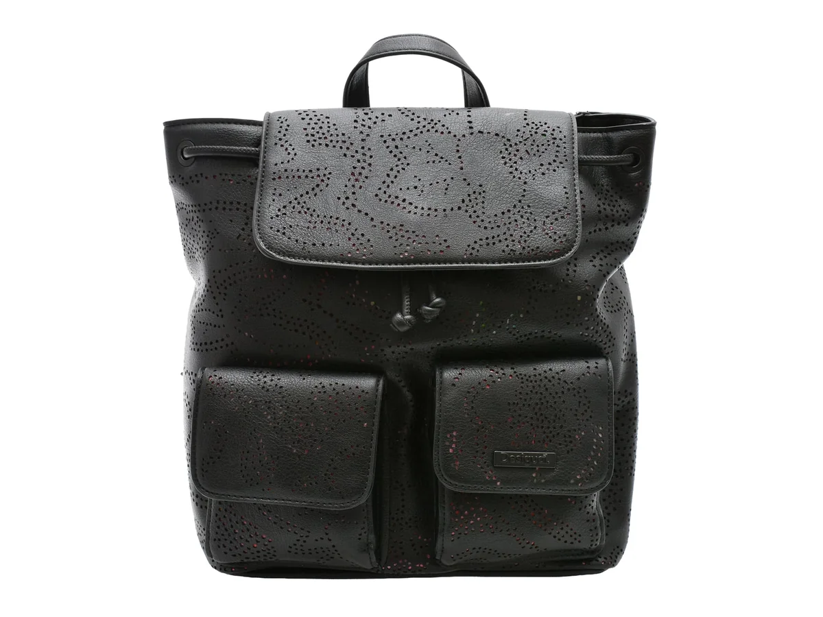 Rucsac Desigual Negru, SAKP30, Din Piele Ecologică