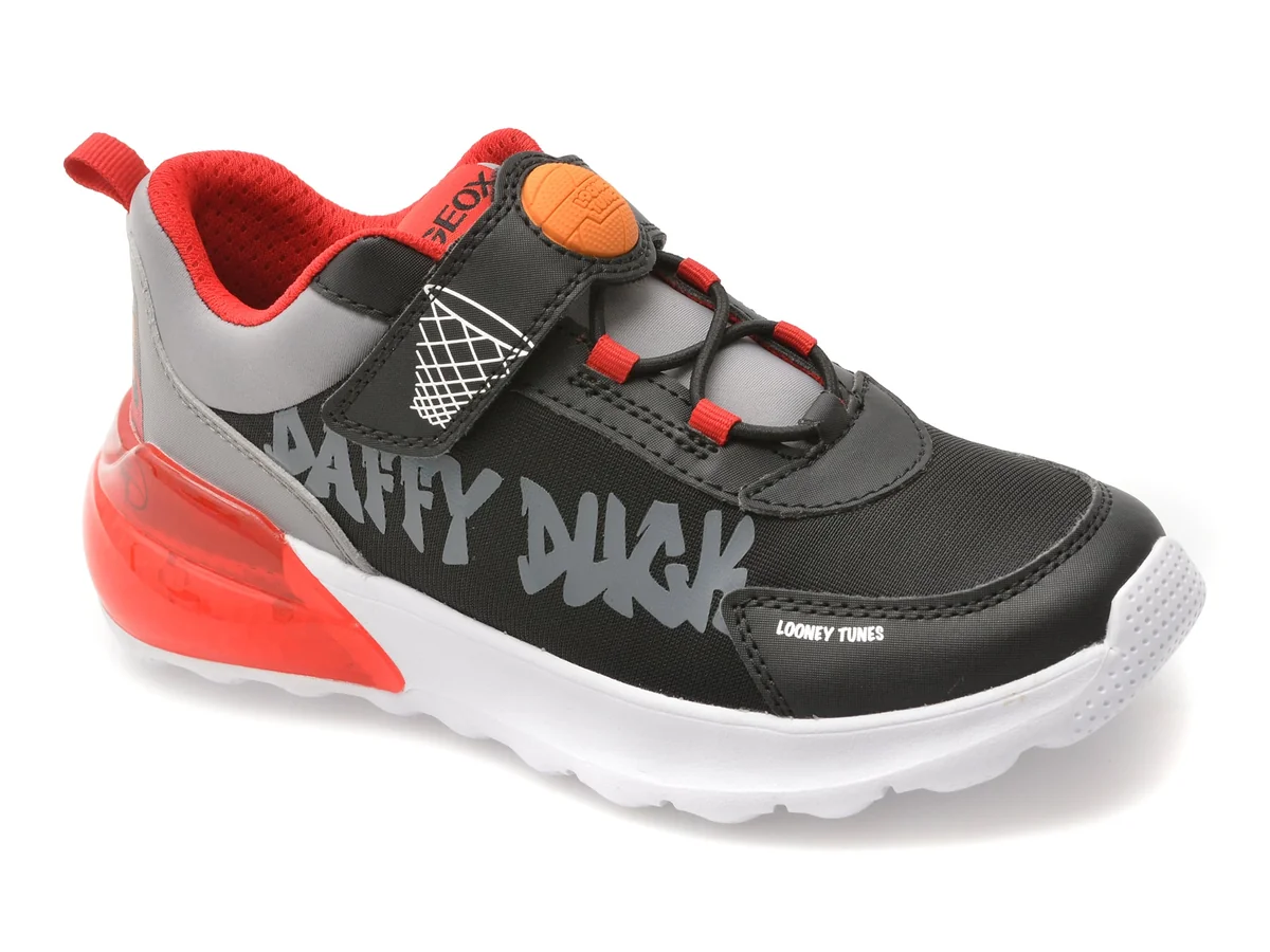 Pantofi Sport Geox Negri, J65LYA, Din Material Textil