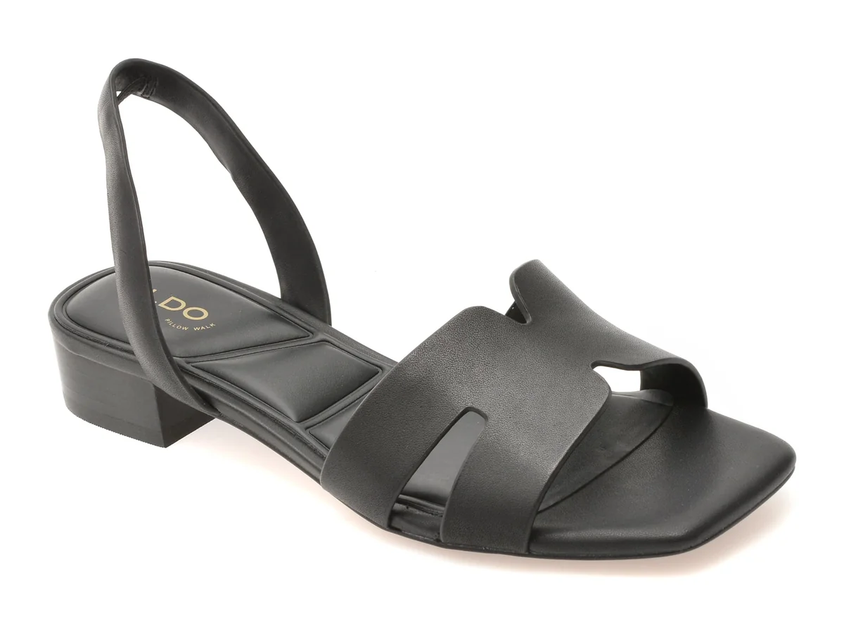 Sandale Aldo Negre Javamannon 001 Din Piele Naturala