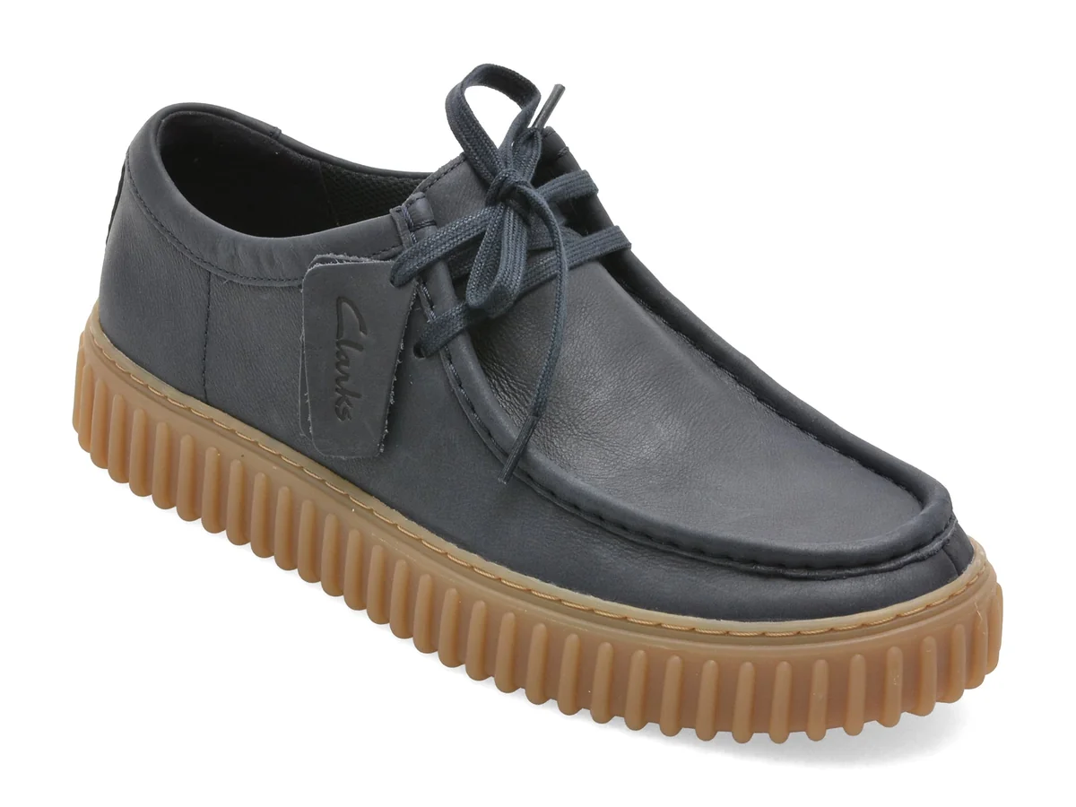 Mocasini Clarks Bleumarin, Torhill Lo, Din Piele Naturală