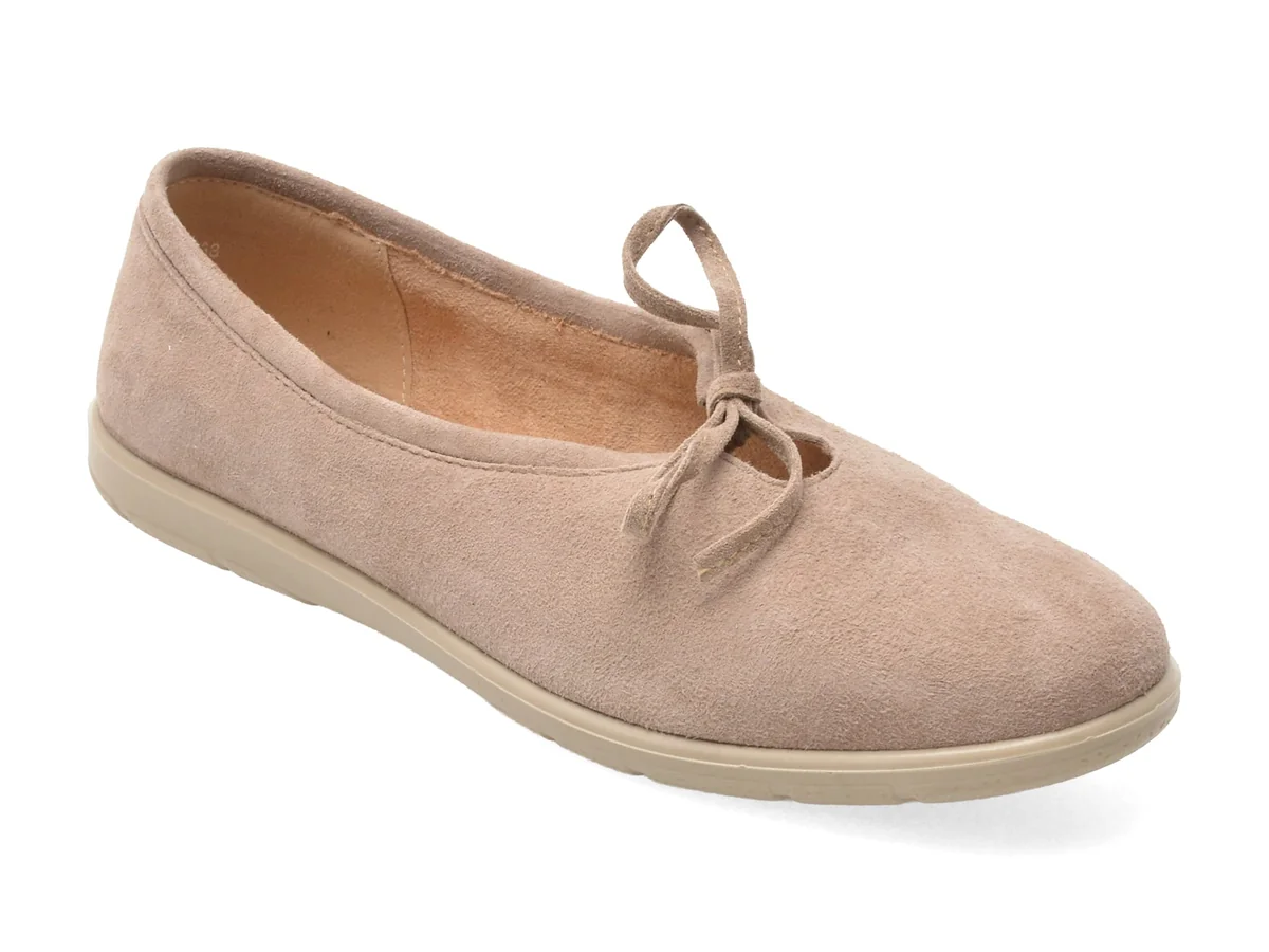 Balerini Gryxx Bej, 9523, Din Piele Întoarsă