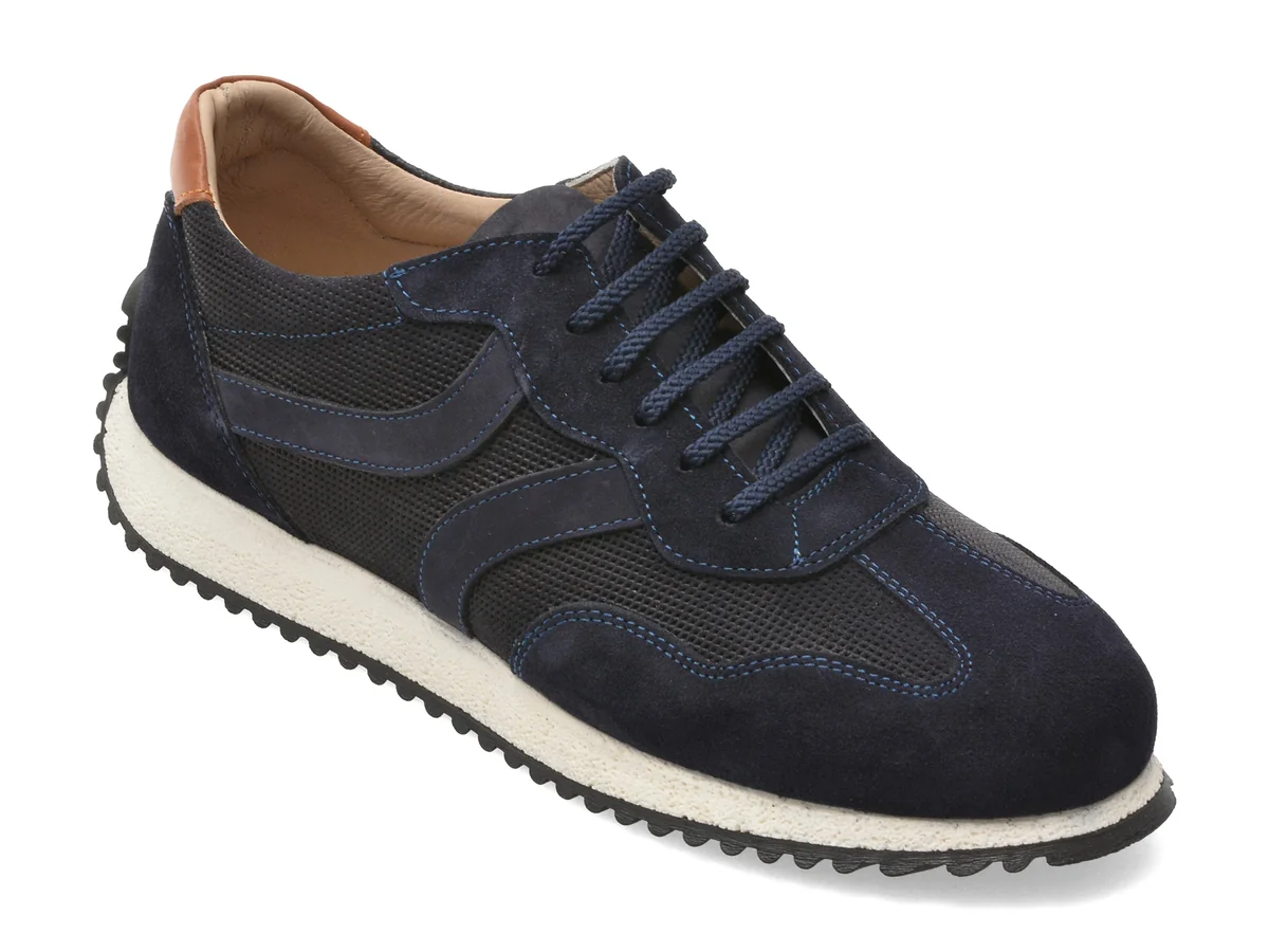 Pantofi Sport Otter Bleumarin, G202, Din Năbuc