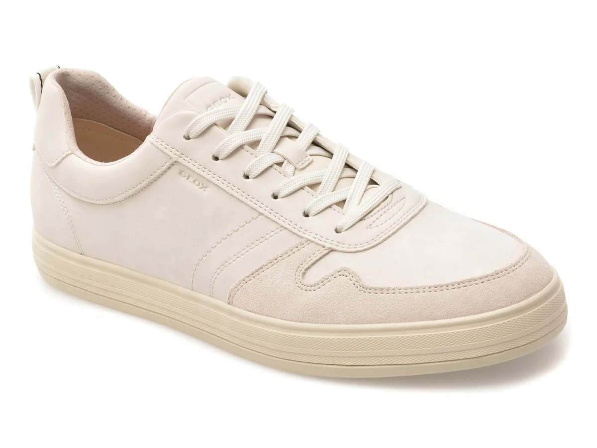 Pantofi Sport Geox Bej, U65LSE, Din Piele Ecologică