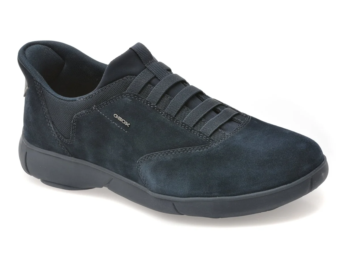 Pantofi Sport Geox Bleumarin U56MXB Din Piele Intoarsa