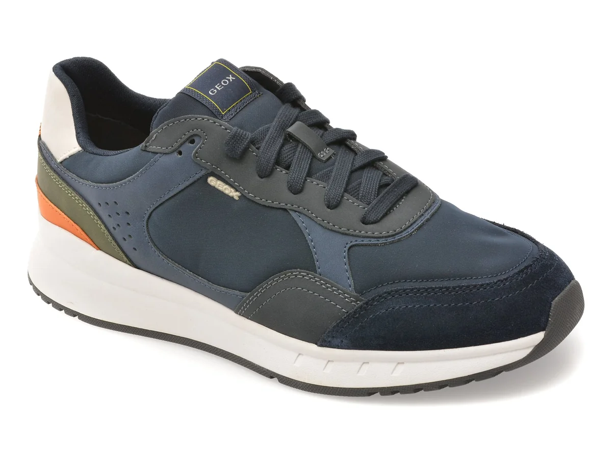 Pantofi Sport Geox Bleumarin, U65LCB, Din Material Textil
