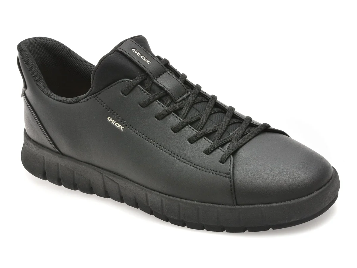 Pantofi Sport Geox Negri U65MAA Din Piele Naturala