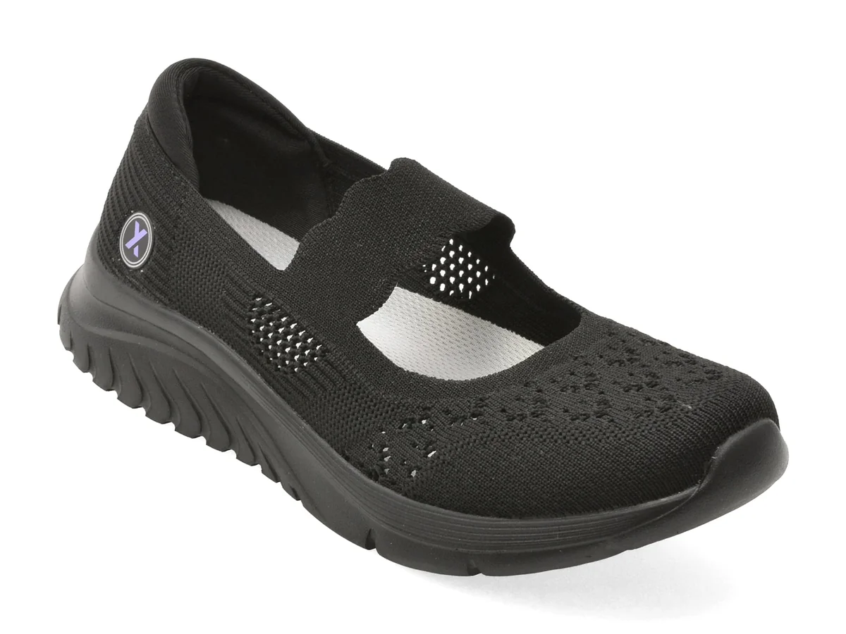 Pantofi Sport Gryxx Negri, X2535, Din Material Textil