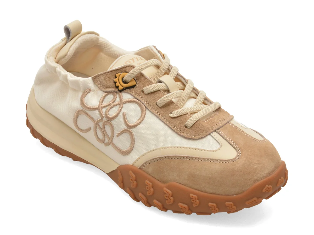 Pantofi Sport Gryxx Bej, 5370, Din Material Textil