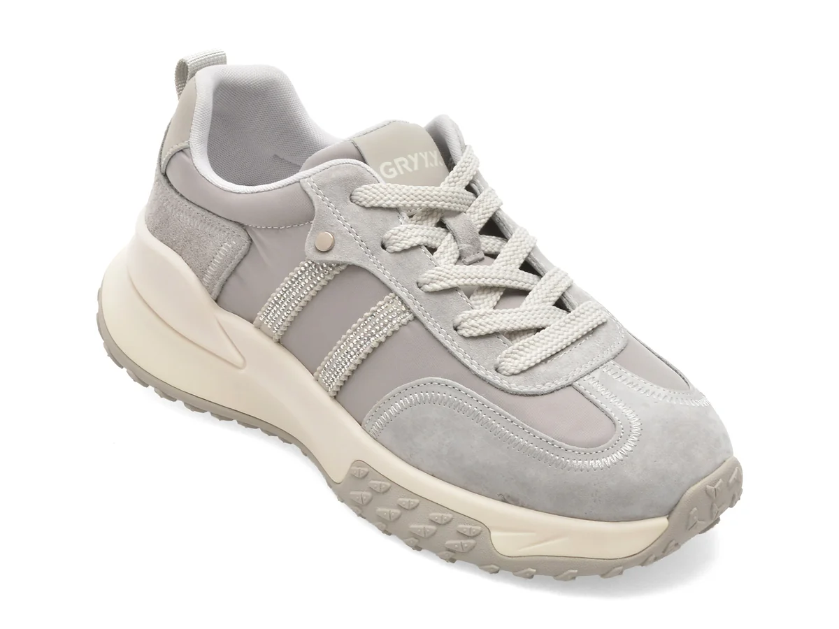 Pantofi Sport Gryxx Gri 993 Din Material Textil