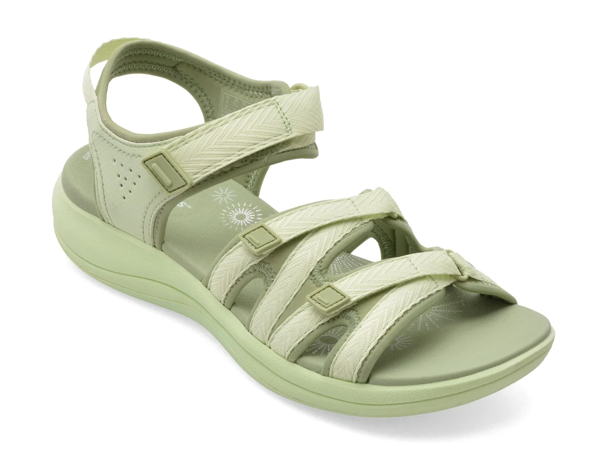 Sandale Clarks Verzi, Mira Madi, Din Material Textil