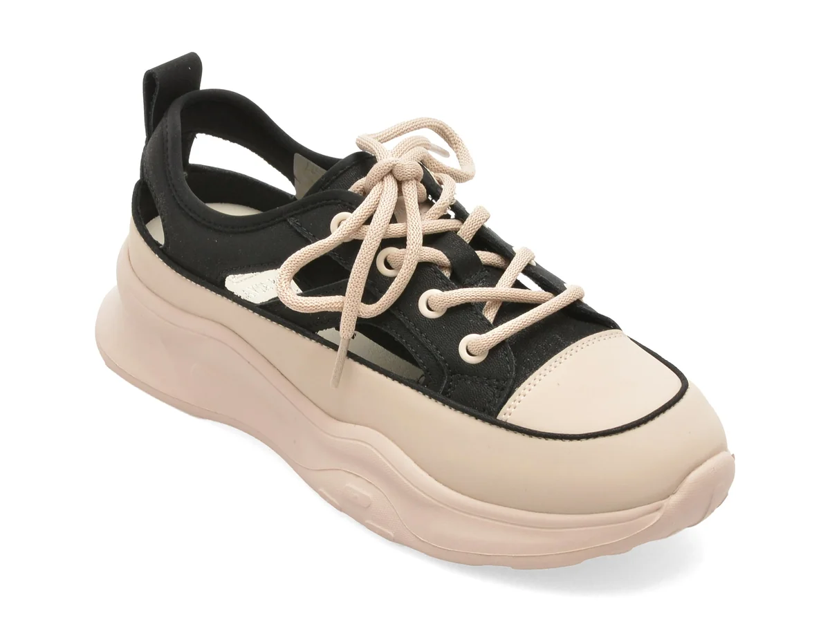 Pantofi Sport Flavia Passini Negri, 70302, Din Piele Ecologică