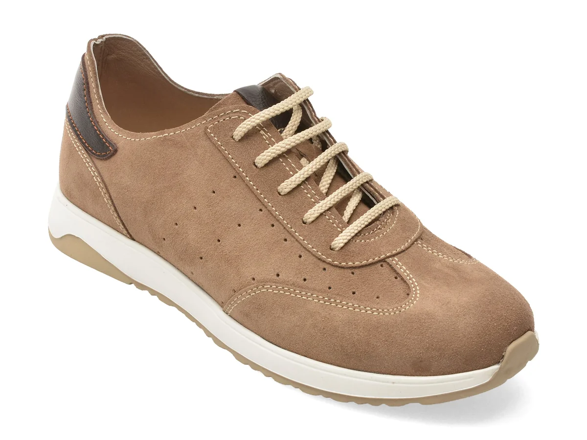 Pantofi Sport Otter Gri, 2250, Din Piele Întoarsă