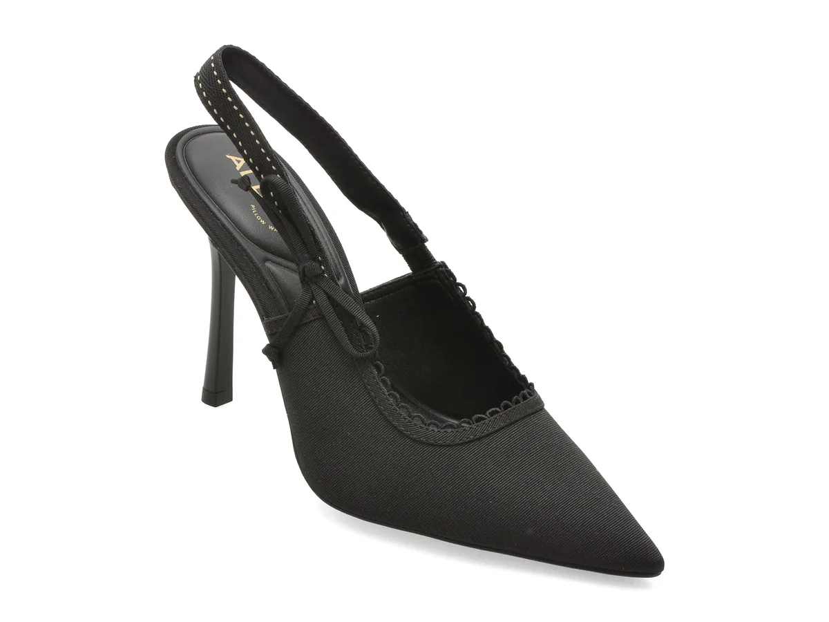 Pantofi Eleganți Aldo Negri, Hennie 007, Din Material Textil