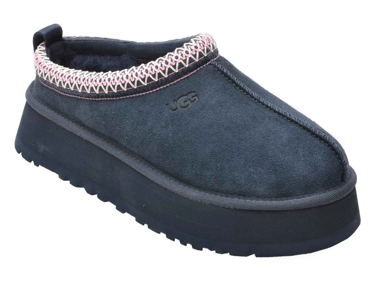 Papuci Ugg Bleumarin Tazz II Din Piele Întoarsă