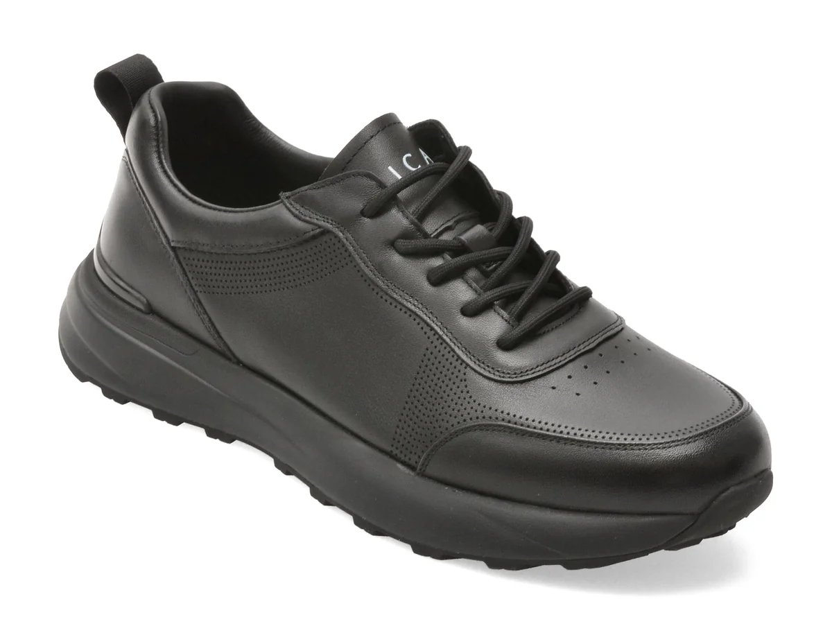 Pantofi Sport Epica Negri 63026 Din Piele Naturala