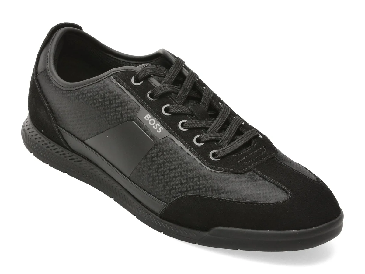 Pantofi Sport BOSS Negri, 7877, Din Material Textil