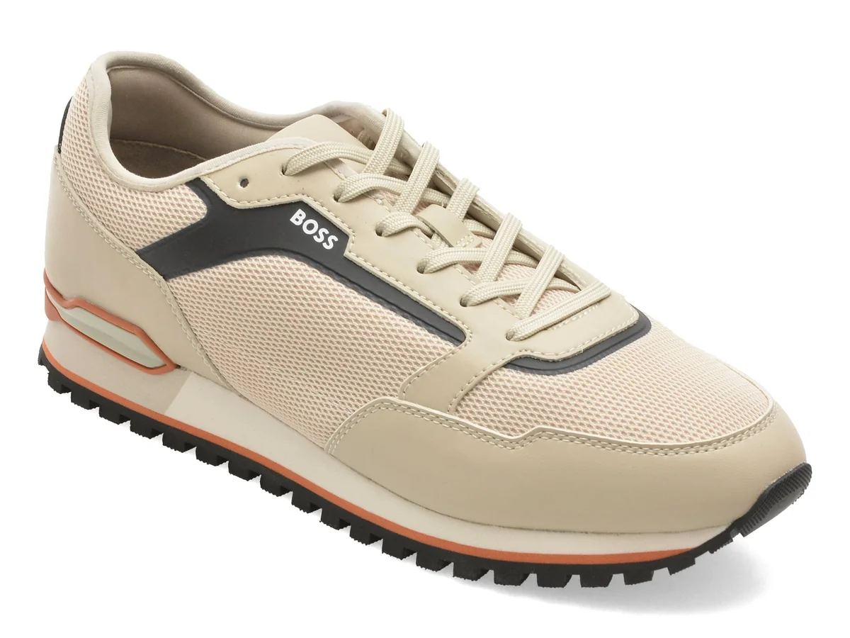 Pantofi Sport BOSS Bej, 7903, Din Material Textil
