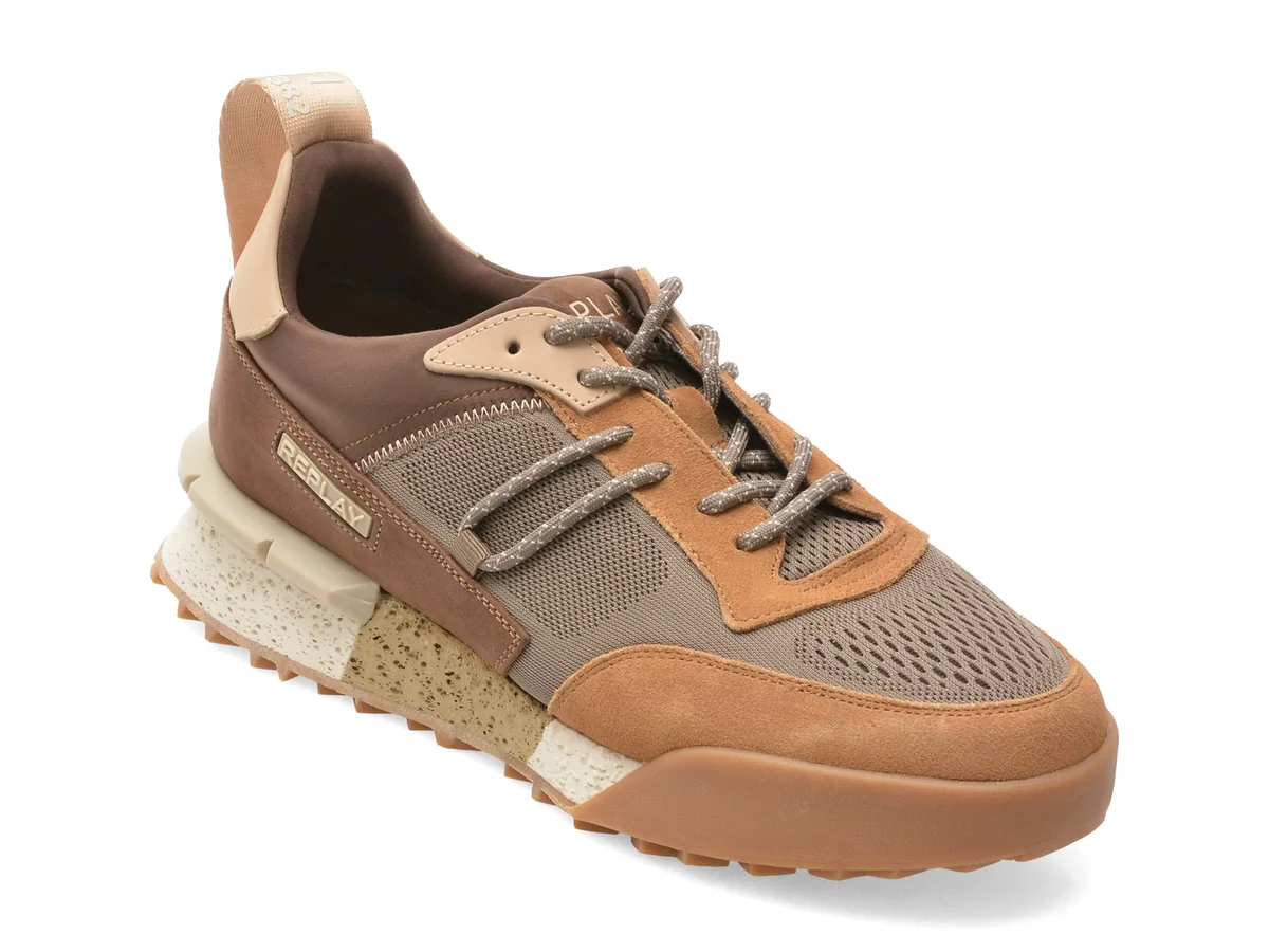 Pantofi Sport Replay Maro, MS1P72L, Din Piele Naturală