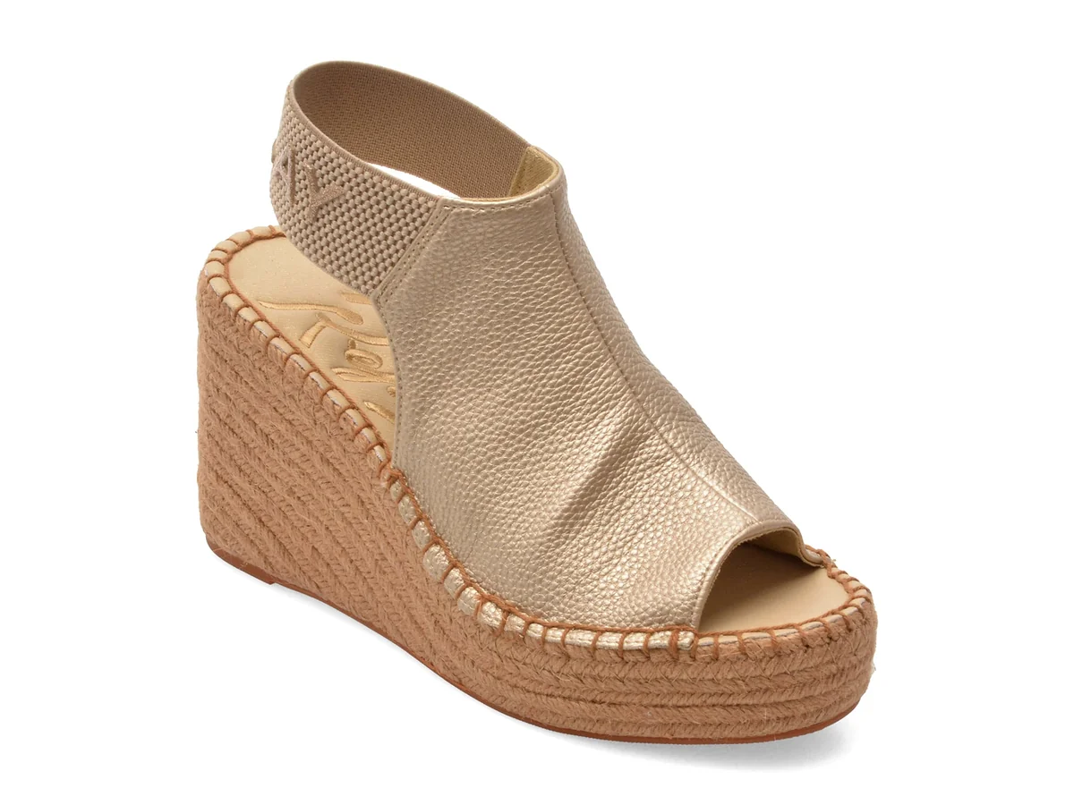 Sandale Replay Argintii WP4G08S Din Piele Ecologică