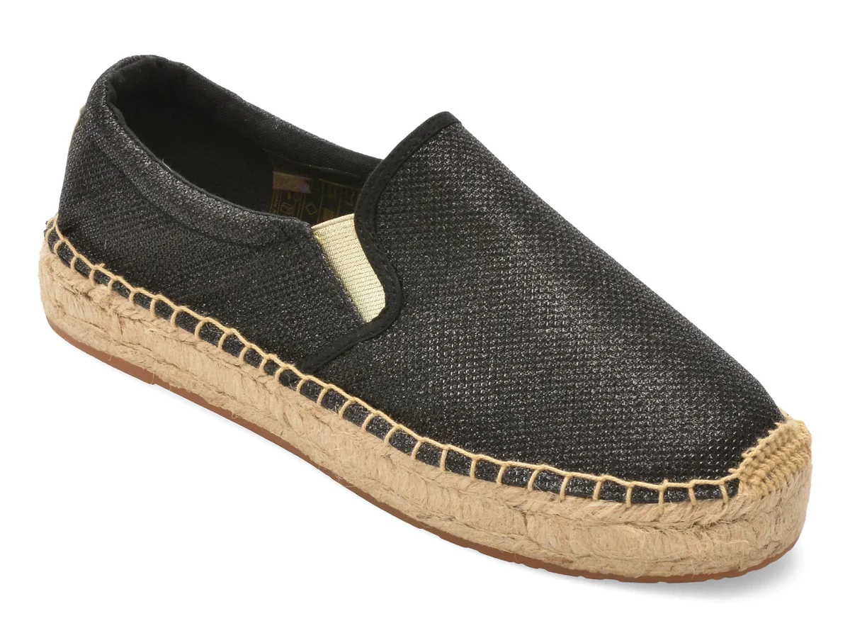 Pantofi Replay Negri, WF2226S, Din Piele Ecologică