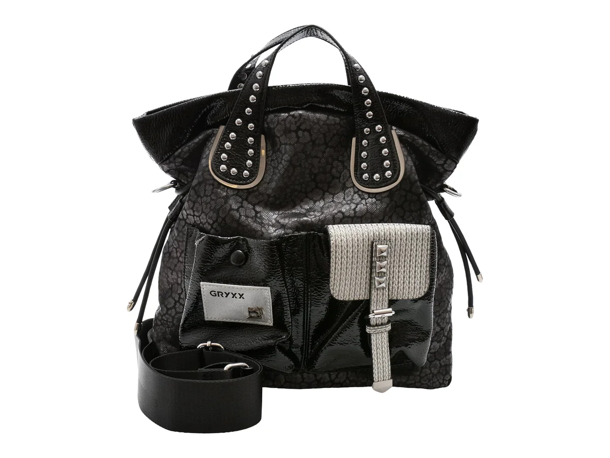 Geanta Gryxx Negru 63642 Din Piele Ecologica