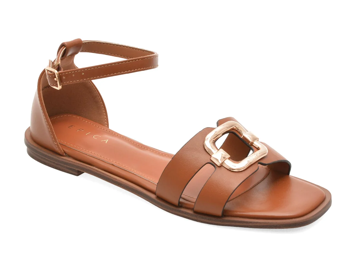 Sandale Epica Maro, 82988, Din Piele Ecologica