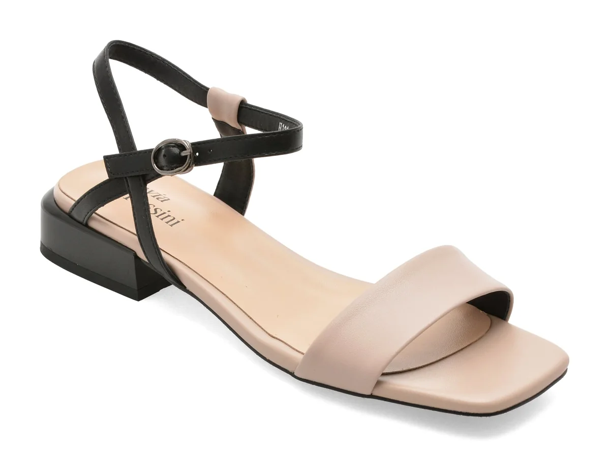 Sandale Flavia Passini Bej, X9015, Din Piele Naturala