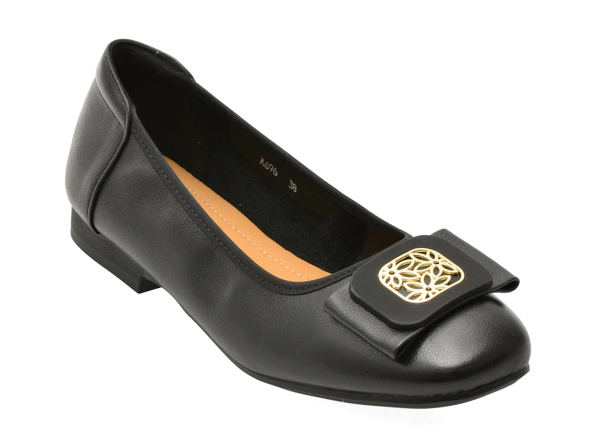 Balerini Image Negri, A696, Din Piele Naturala